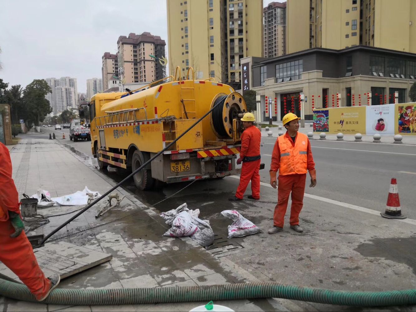 密云排污管道清淤-管道清洗